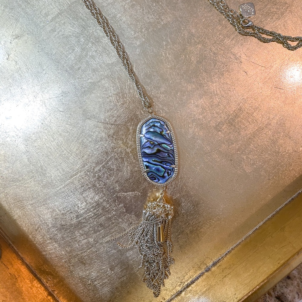 Kendra Scott Abalone Rayne Pendant Necklace